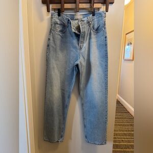 NWT Everlane 90s Cheeky Jean, Size 30, 28.5 inseam, Vintage Sunbleached Blue